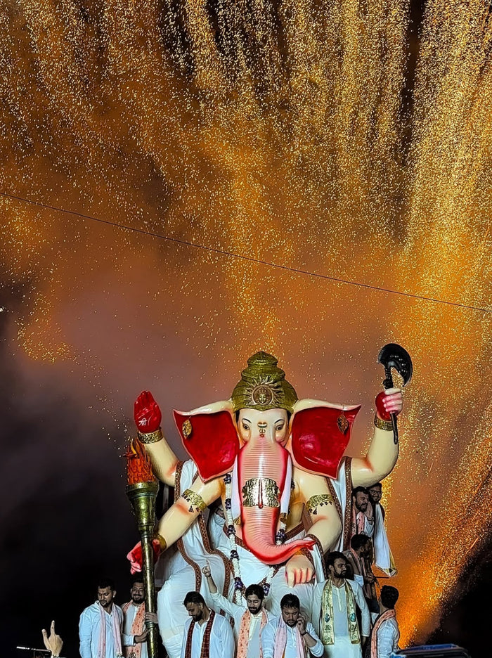 Sarkar Ganesh Utsav pandal Citylight Surat
